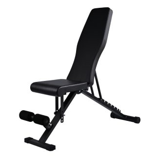Banco de Ejercicio o Musculación Plegable Ligero Multifunción Para Pesas y Mancuernas Ajustable de Abdominales Gimnasio Entrenamiento en casa, Múltiples Posiciones Espalda, Pecho, Piernas