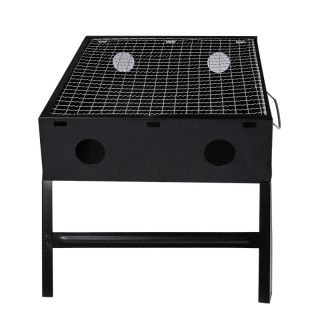 Barbacoa Portátil de Carbón Plegable - Parrilla de Acero Inoxidable Ligera y Compacta para Camping, Jardín y Terraza