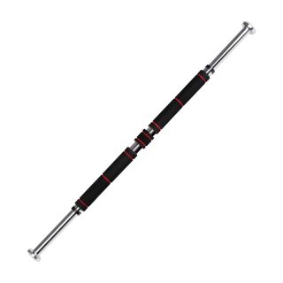 Barra Dominadas Puerta Ajustable 60-100cm Para el Marco. Entrenamiento y Gimnasio en Casa. Sin Tornillos o con ellos. Soporta hasta 120kg. Segura, Antideslizante. Pull up, Calistenia, Espalda.