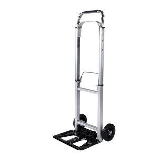 Carretilla de Mano Plegable con Ruedas | Carro de Carga Pórtatil con Asa Telescópica | Carrito Ligero y Compacto | hasta 100kg | Ideal Transporte de Cajas, Equipaje, Mudanzas, Almacén o Reparto
