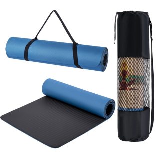 Esterilla de Yoga Antideslizante con Funda y Correa | Colchoneta de TPE Ecológico Reciclable y sin latex para Pilates Fitness Estiramientos y Meditación