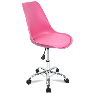 Silla de Escritorio sin Reposabrazos con Diseño Moderno y Ergonómico - Asiento Acolchado y Altura Regulable