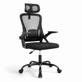 Silla Giratoria Oficina 5788  Ergonómica Completa con Reposacabezas, Soporte Lumbar y Reposabrazos 3D