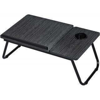 Mesa Reclinable para Cama y Sofá con 5 Niveles y Portavasos - Bandeja Plegable para Ordenador